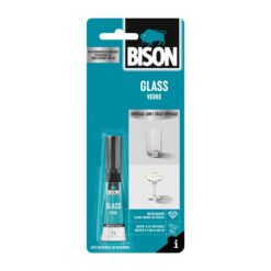 Bison Glass glaslijm 3 ml blister verpakking