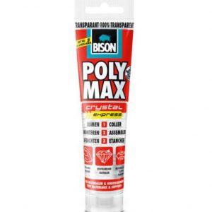 Bison Poly Max Crystal express transparant 115 gram