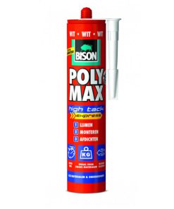 Bison Poly Max High Tack Express wit 425 gram