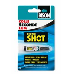 Bison secondelijm repair shot lijmwijzer