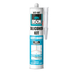 Bison siliconenkit acrylbaden wit
