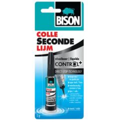 Bison secondelijm vloeibaar Control+ 5 gram