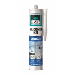 Bison siliconenkit sanitair transparant