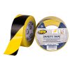 HPX markeringstape geel-zwart 50mm x 33 m