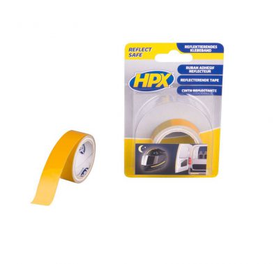 HPX reflecterende tape geel 19mm x 1.5m