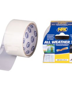 HPX All Weather tape 48 mm x 5 meter transparant