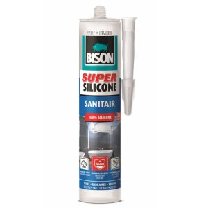 Bison Super Silicone Sanitair wit 310 ml