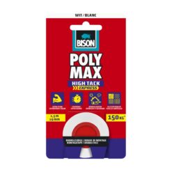 Bison Poly Max High Tack Express montagetape wit