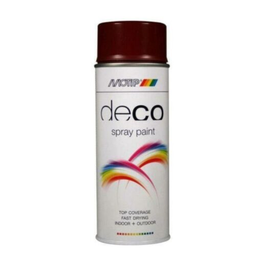 Motip 01620 Deco spuitlak RAL 3005 wijnrood hoogglans 400 ml
